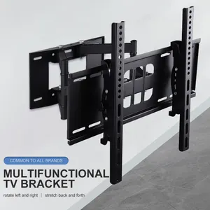 Soporte giratorio de doble brazo para TV, montaje en pared de movimiento completo compatible con 26, 30, 32, 35, 37, 39, 42, 45, 50, 55 y 60 pulgadas