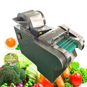Machine à couper, trancher et hacher les légumes, automatique, commerciale, 4 en 1, électrique, pour la découpe en cubes et le traitement des légumes - Product Image 1