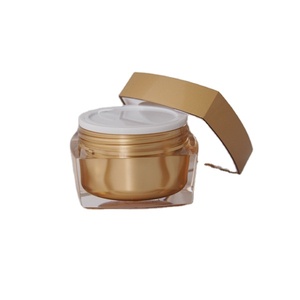 Tarros Cosméticos de Plástico de Doble Pared de 30g y 50g, Envases Vacíos Transparentes de Acrílico para Crema Facial y de Ojos, Botellas Cuadradas con Tapa de Rosca para Mantequilla Corporal - Product Image 2