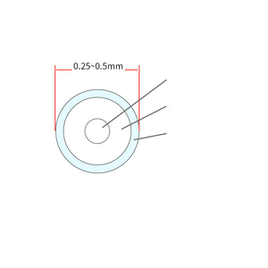 Transparentes G657A2 Singlemode-Glasfaserkabel für Drohnen-UAV-Langstrecken-Datenübertragung - Product Image 3