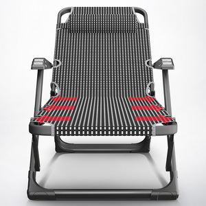 Breathableผ้าหรูหราเหล็กพับนอนZero Gravityเก้าอี้กลางแจ้งเก้าอี้ - Product Image 3