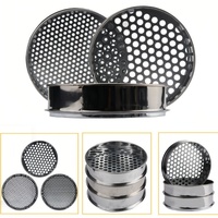Tamiz Vibratorio Manual de Acero Inoxidable con Malla Fina para Harina y Jugos, Aplicación de Corte con Pantalla Filtrante