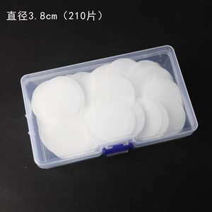 Décoration de gâteau en papier gaufré comestible, motif cercle rose Candyland, 3,8 cm, 5 cm, 8 cm, pour fête sur le thème de la crème glacée, accessoires de décoration de gâteaux en boîte - Product Image 4
