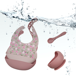 Plato Personalizado con Diseño de Ardilla Bebé, Juego de Platos de Silicona Ecológicos y No Tóxicos, Tazón de Silicona Platino 100% de Grado Alimenticio, Libre de BPA - Product Image 5