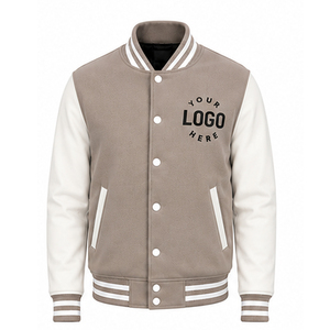 100% High Quality Custom Logo Men Fashion Varsity <b>Jacket</b> Casual Wear Solid Color Slim Fit Men <b>Winter</b> Varsity <b>Jacket</b> - Product Image 1