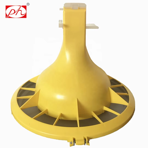 New Automatic 18 Grids <b>Chicken</b> <b>Feeder</b> Pan Bucket Feeding Line - Product Image 5
