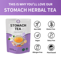 Sachets de Tisane Naturelle OEM Apaisante pour l'Estomac, Confort Gastrique, Digestion Saine, Sachets pour la Santé de l'Estomac