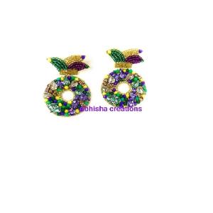 Pendientes Elegantes Hechos a Mano con Cuentas, Joyería Colgante con Cuentas de Semilla para Mujer, Pendientes Modernos de Estilo Bohemio para Bodas y Fiestas - Product Image 5