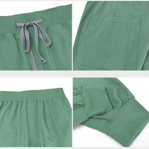 Đồ y tế bệnh viện unisex có túi ngực, chất liệu spandex mềm mại, co giãn hai chiều, đồng phục điều dưỡng nữ, màu sắc tùy chỉnh, đồng phục salon, bộ đồ y tá - Product Image 4