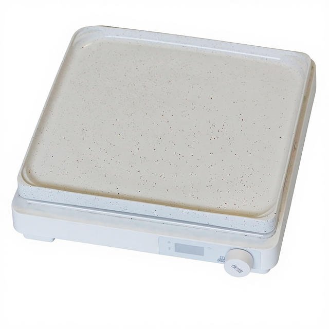 White Induction Cooktop with Waterproof Plastic Housing Electric Single Burner for Household Use