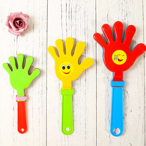 Vente flash : Trompette à main en plastique de 28 cm, grande, lumineuse, pour applaudir, concert, encourager, accessoires de soutien pour les événements - Product Image 1