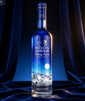 Vodka chinoise OEM ODM AMOR MOON 750ml 40% ABV en vrac d'usine – Vodka chinoise premium et douce pour cocktails