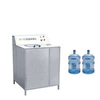 Machine de lavage et de nettoyage de bouteilles de 5 gallons (20 litres) avec décappeur de bouchons, machine à brosser les bouteilles
