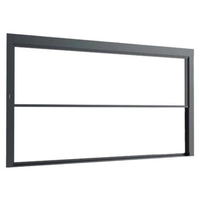 Ventana de elevación eléctrica de ventilación de ventanas corredizas de vidrio de aluminio con ventanas de elevación eléctricas antipellizcos infrarrojas