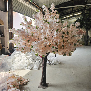 A103 Sakura 3 pies 4 pies 5 pies 6 pies 7 pies 8 pies 10 interior rosa blanco llanto flor de cerezo artificial centro de mesa para boda - Product Image 5