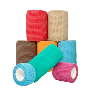 <span class=keywords><strong>Bande</strong></span> <span class=keywords><strong>de</strong></span> fixation auto-adhésive en coton pour usage médical, sportif et protection, élastique et compressive, pour poignet, genou, cheville et animaux, 5cm x 5m, Classe I - Product Image 4