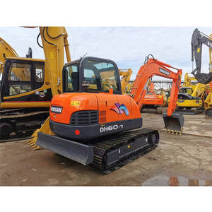 Miniexcavadora usada Doosan original, excavadora de oruga 6t de segunda mano, equipo pequeño fabricado en Corea - Product Image 5
