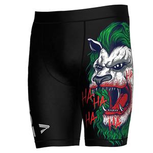 Shorts de sport pour hommes en spandex à sublimation personnalisée, longs, avec compression, shorts de compression pour hommes Bjj - Product Image 1