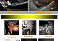 Offre Spéciale : Alarme Antivol Voiture 12V avec Télécommande, Cadre Métallique, Anti-Agression, Coupure Moteur et Alarme Vibrations