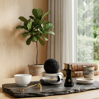 Diffuseur d'huiles essentielles en acier inoxydable avec boule de pierre de lave, aromathérapie, sphère de roche volcanique, purificateur d'air
