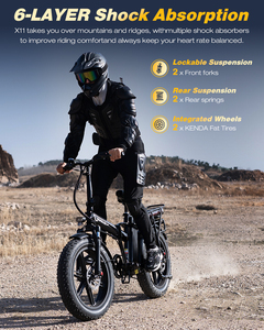 <span class=keywords><strong>Bicicleta</strong></span> <span class=keywords><strong>Eléctrica</strong></span> Plegable KOOLUX X11 de 20 Pulgadas con Marco de Aluminio, 250W, Baterías Dobles de 23.4ah, <span class=keywords><strong>Bicicleta</strong></span> Urbana de Alta Velocidad, Certificación CE, Disponible en Almacén del Reino Unido - Product Image 4