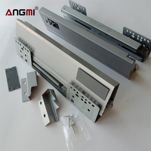 2025 nhà máy nóng bán kim loại mềm đóng undermount Ngăn kéo trượt hệ thống hộp hệ thống ngăn kéo trượt cho nhà bếp - Product Image 4