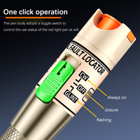 FN017 Stylo localisateur de défauts visuels (VFL) à fibre optique, lumière rouge, longue portée, SC FTTH 2.5mm, avec noyau céramique remplaçable, en aluminium