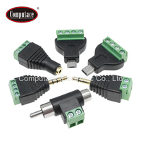 Adaptateur de borne de connexion à vis 5V 2A Mini USB mâle vers 4 broches pour alimentation d'équipement industriel