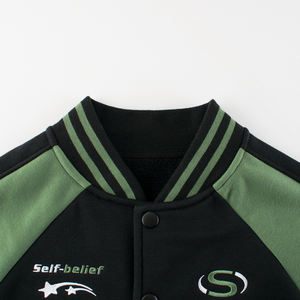 Venta al por mayor de alta calidad suave niños abrigo niños béisbol niño otoño personalizado Varsity chaquetas invierno niños sudaderas - Product Image 3