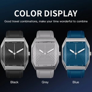 Luxury Brand New Classic Men's Wrist <b>Watch</b> Stainless Steel Blue Rubber Strap Waterproof Luminous Sport <b>Watches</b> - Product Image 4