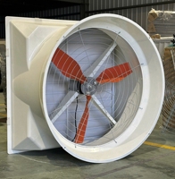 HME DHF 1260 Hochleistungs-Industrie-Axialventilator 38000m³/h 560U/min FRP Kugellager 380/220V Zuverlässige Kühlung Weiß 1-Jahres-Garantie