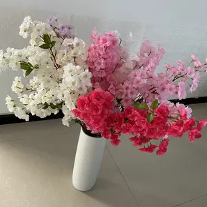 105cm 78cm Tall Silk Fake Faux Artificial Flower Rural Cherry Blossom for Wedding Home Decoration