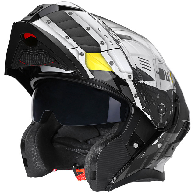 New Gen Modular Helmet - 3C&DOT, Flip-Up, Bluetooth Ready,12-Month Warranty