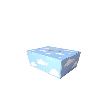 Boîte de papier bleu personnalisée de la série Cloud <span class=keywords><strong>Café</strong></span> pour dessert pâtisserie chocolat et emballage cadeau Dreamy Sky Cloud Design - Product Image 2