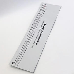 Embalaje de plástico blanco mate personalizado, bolsa sellada por 3 lados, bolsa termosellada, bolsas suaves inodoras para tarjetas de limpieza largas, líquido médico - Product Image 3