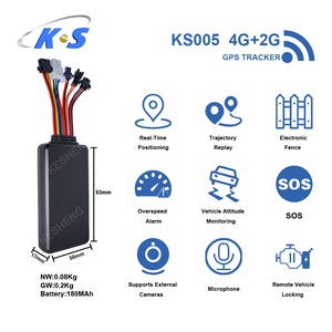 Thiết bị định vị GPS 4G KS005 cho ô tô và xe tải với chức năng micro, nút SOS và chụp ảnh tức thì để giám sát an ninh - Product Image 2