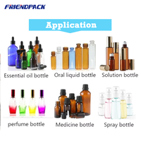 Friendpack kleine flesvulfles- en afsluitmachine voor parfum, essence, water, orale vloeistof, druppelfles 50 ml vul- en afsluitmachine