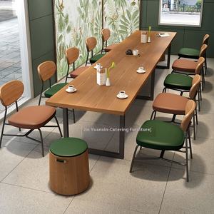 Ensembles de restaurant occidental personnalisés pour le canapé en bois de carte de mur de café <span class=keywords><strong>Club</strong></span> pour la négociation de réception de loisirs conception tout compris pour - Product Image 3