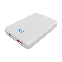 PowerBank Tahan Air USB-A USB-C Semi-solid Baru PD30W/18W 10000mAh Pengisian Cepat Mini Ultra Tipis Portabel Layar LED