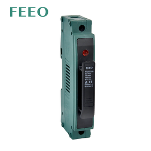 Fusible Solar <span class=keywords><strong>FHDS</strong></span> de 1500V CC, 50A, 20kA, Cerámico, con Fusible de 10x85mm, Protección IP20, Certificado IEC - Product Image 1