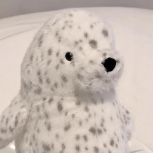 Peluche de Foca Blanca, Juguete de Peluche Suave Relleno de Algodón PP, Regalo Antiestrés para Niños - Product Image 4