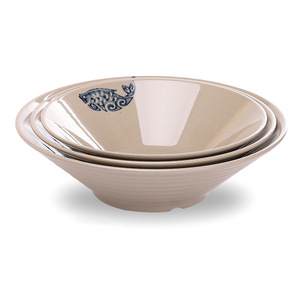Vaisselle en mélamine imitation porcelaine A5 : Grand bol à homard, bol à choucroute, bol profond pour poisson bouilli, grand récipient pour - Product Image 1