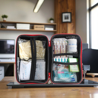 Trousse de premiers soins personnalisée EVA Hard Shell tout en étanche et étiquetée pour les activités de plein air
