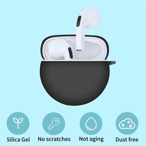 Venta caliente funda de silicona para auriculares para Airpod <span class=keywords><strong>Pro</strong></span> <span class=keywords><strong>6</strong></span> funda protectora impermeable para <span class=keywords><strong>Airpods</strong></span> <span class=keywords><strong>6</strong></span> TWS funda para auriculares - Product Image 5
