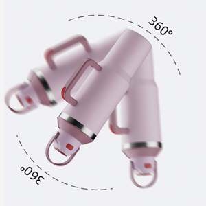 Bouteille d'eau isotherme en acier inoxydable à double paroi avec couvercle et paille, 40 oz, personnalisable avec logo, compatible porte-gobelet de voiture - Product Image 5