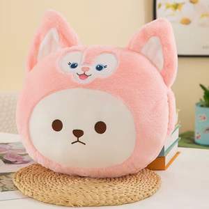 Moda My Melodyed Cinnamorolled Claw Doll Pompom Toy Venta al por mayor Kawaii Crab Machine Sanrioed Plush <span class=keywords><strong>Hand</strong></span> Warmer Pillow para niños - Product Image 3