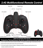 Drone de combat RC EPT 2.4G pour enfants et débutants, avion télécommandé en mousse EPP avec mode sans tête, décollage à une touche, acrobaties à 360°