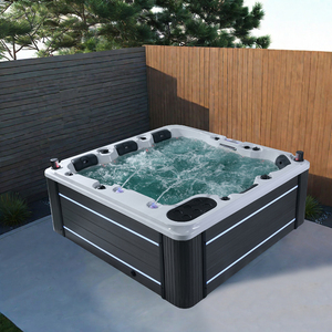 Jacuzzi Exterior de Lujo para 5 Personas, Acrílico Blanco, con Reproductor de DVD, 2m, Independiente, con Función de Masaje para Jardín - Product Image 5