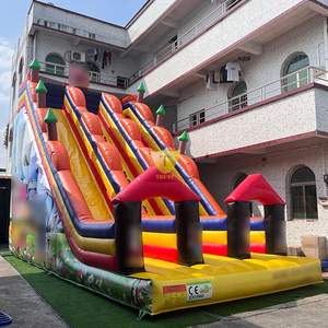 สไลเดอร์น้ำเป่าลมขนาดใหญ่ สวนสนุก บ้านลม วัสดุ PVC คุณภาพสูง รับประกัน 6 ปี เหมาะสำหรับสถานที่พักผ่อน - Product Image 2