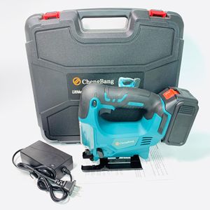 Portable <b>Power</b> <b>Tools</b> Cordless Lithium Jig Saw Rechargeable Curve Saw Multifunction Wood Curved Cutting Saws - Product Image 5